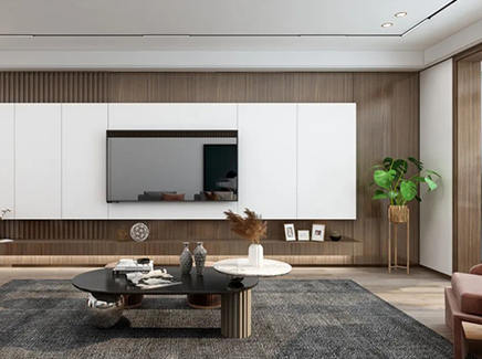 #新款上市#当全屋定制遇上门·墙·柜一体同色